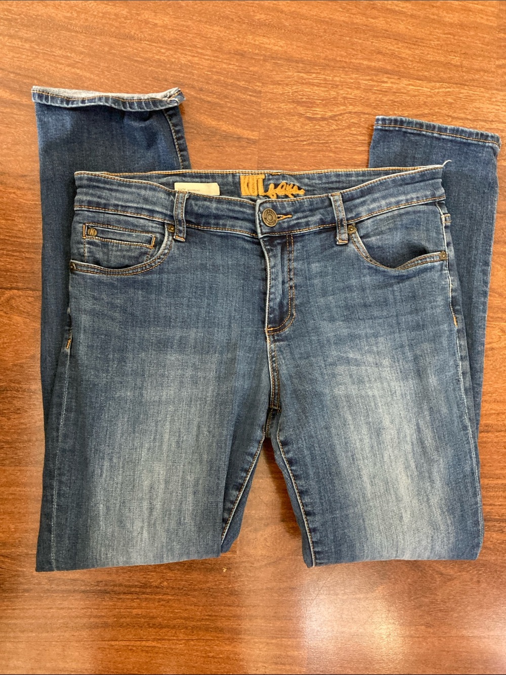 Kut from the Kloth Light Blue Denim Boyfriend Jeans Sz 8